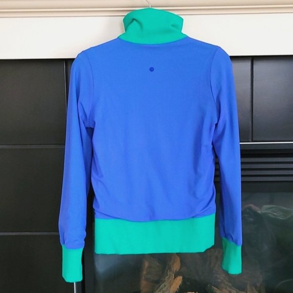 Lululemon Reversible Green and Blue Raja Jacket Size 8 - Picture 12 of 15